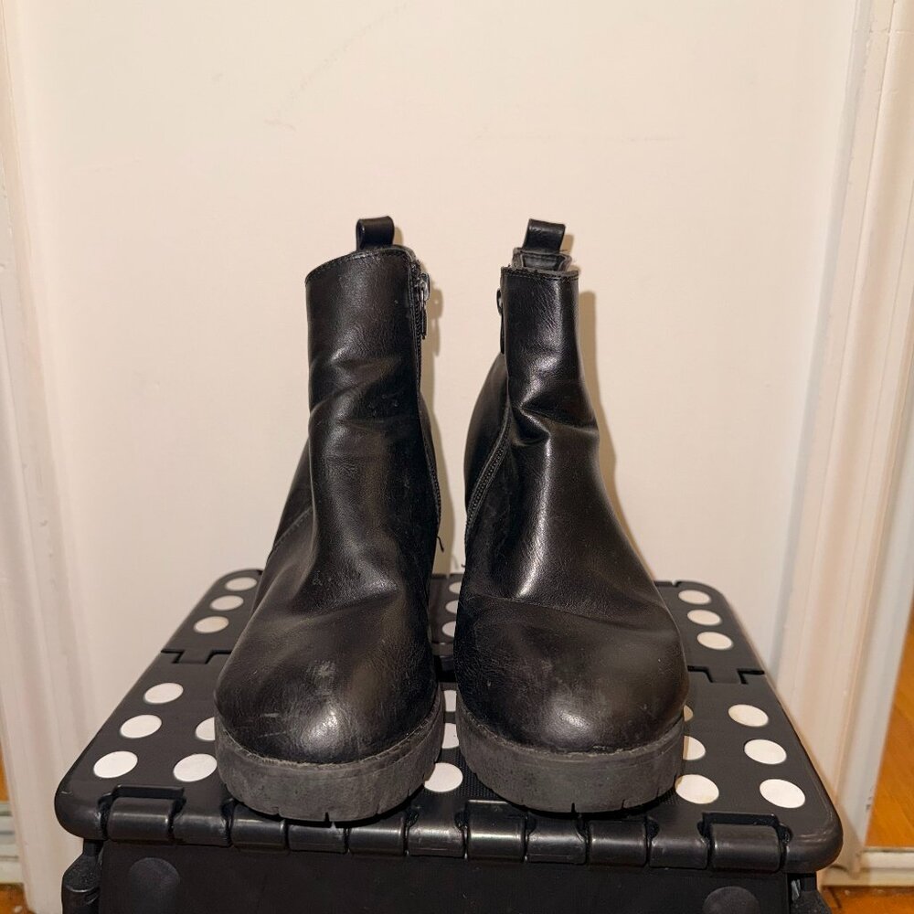 Black booties (size 5.5)